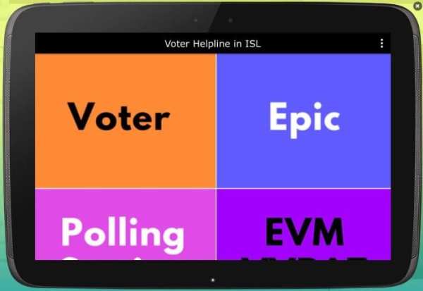 Voter Helpline in ISL स्क्रीनशॉट 3