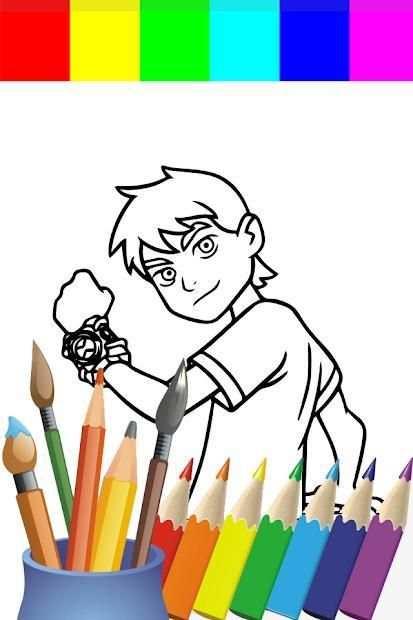 Coloring Ben Games For 10 Kids screenshot 3