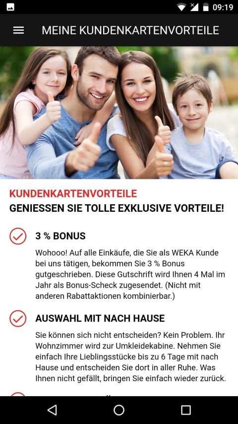 WEKA Kaufhaus screenshot 2