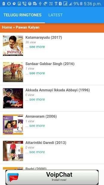 Telugu Ringtones screenshot 6