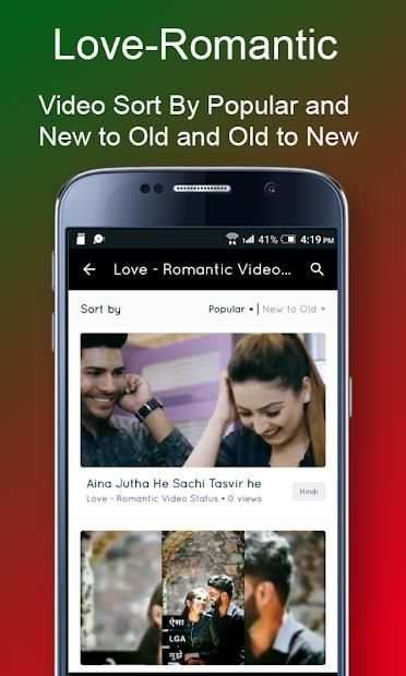 Full Screen Video Status screenshot 1