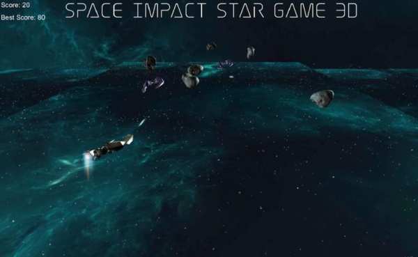 Space Impact Star Game 3D screenshot 1
