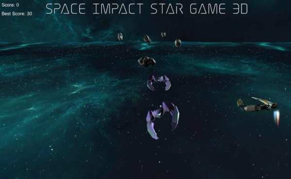 Space Impact Star Game 3D screenshot 4
