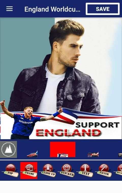 England World Cup 2019 Photo Frame and Information screenshot 5