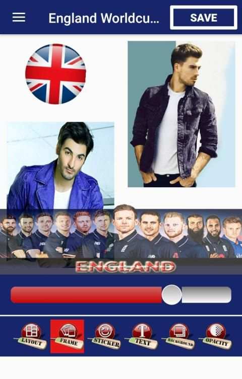 England World Cup 2019 Photo Frame and Information screenshot 4