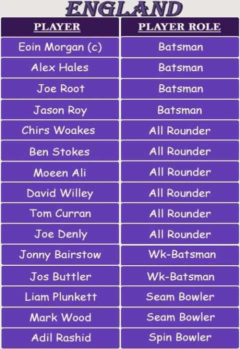 England World Cup 2019 Photo Frame and Information screenshot 7