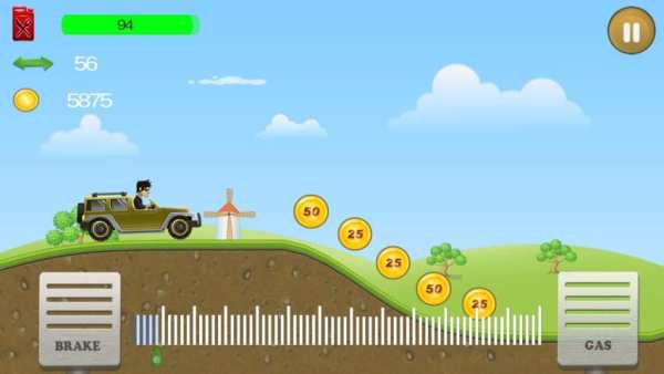 Angry Hill Climb - Racing Car स्क्रीनशॉट 2