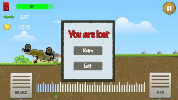 Angry Hill Climb - Racing Car स्क्रीनशॉट 1