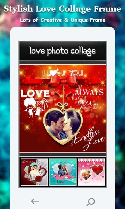 Love Photo Collage स्क्रीनशॉट 1