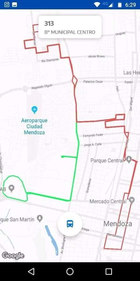 MendoTran Recorridos screenshot 1