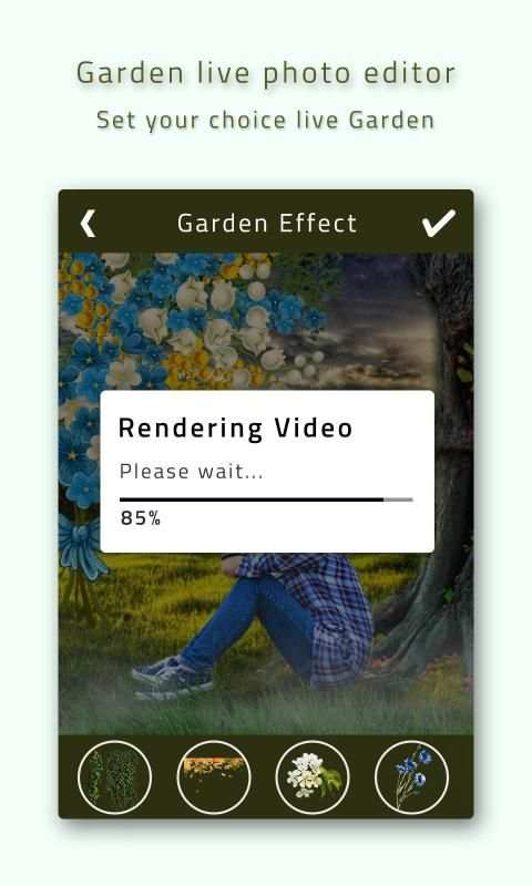Live Garden Photo Editor : Cinamagraph Animation screenshot 1