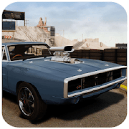 Car Driving Simulator Dodge Racing Challenger Game आइकन