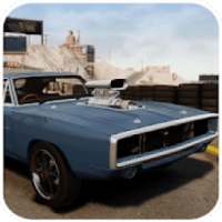 Car Driving Simulator Dodge Racing Challenger Game