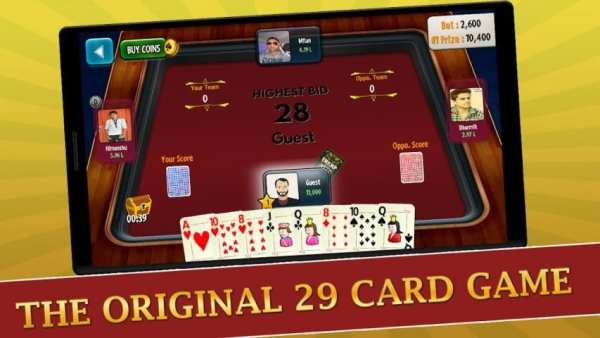 29 Card Game Plus स्क्रीनशॉट 2