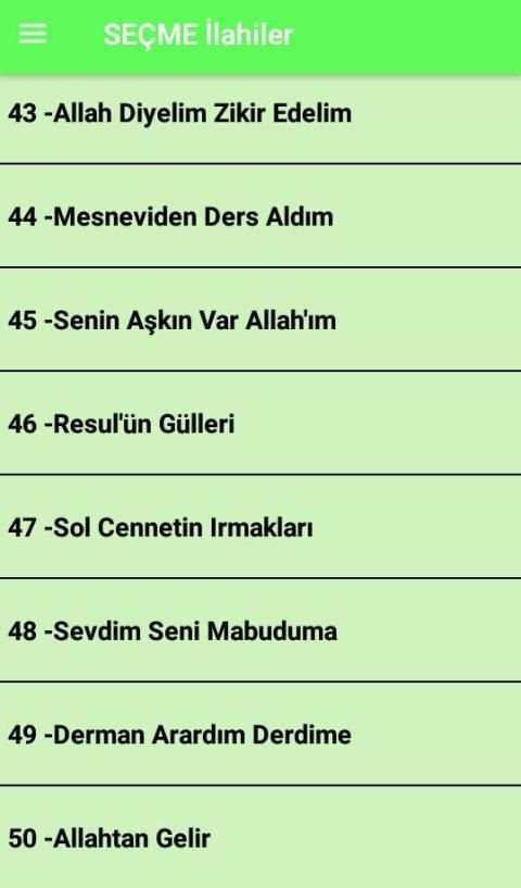 En Güzel Seçme İlahiler 2019(İnternetsiz 50 İlahi) screenshot 3