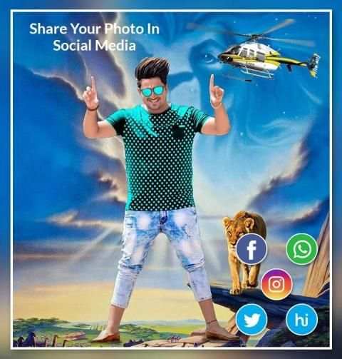 Helicopter Photo Editor 2019 स्क्रीनशॉट 1