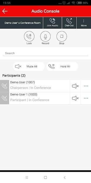 airtel Conferencing स्क्रीनशॉट 1