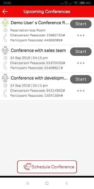 airtel Conferencing स्क्रीनशॉट 2