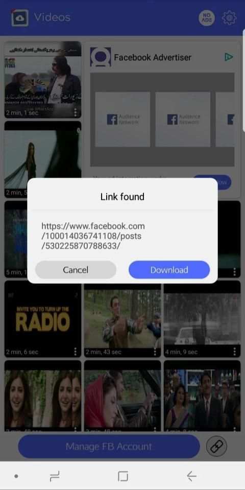 Video downloader for FB screenshot 4