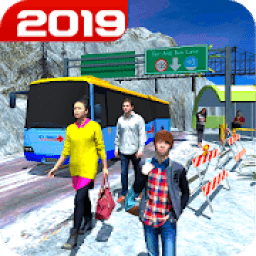 Big Mountain Snow Bus Driving Simulator 3D आइकन