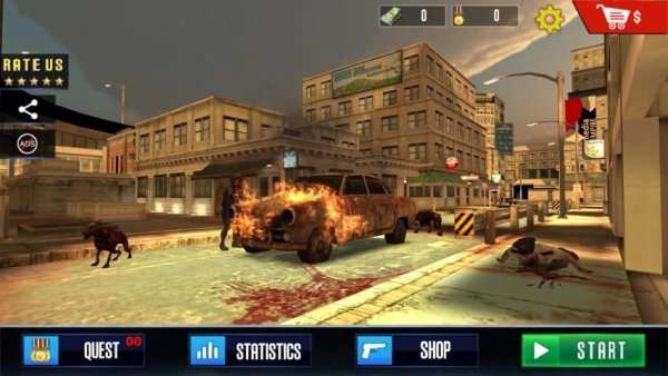 Zombie Survival Shooting Games screenshot 2