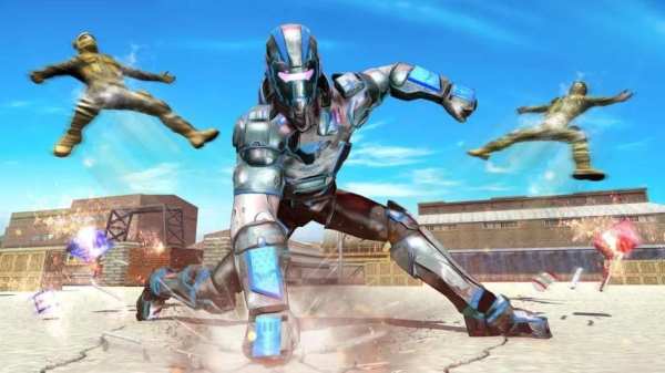Iron Robot Superhero Rescue screenshot 2