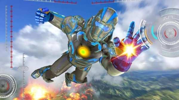 Iron Robot Superhero Rescue screenshot 1
