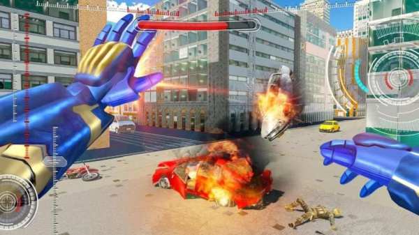Iron Robot Superhero Rescue screenshot 5