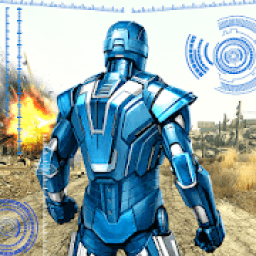 ikon Iron Robot Superhero: Fps Shooter permainan