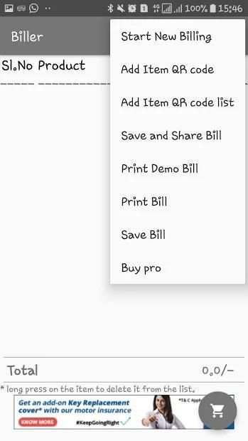 Billing software for retail and wholesale shop स्क्रीनशॉट 2