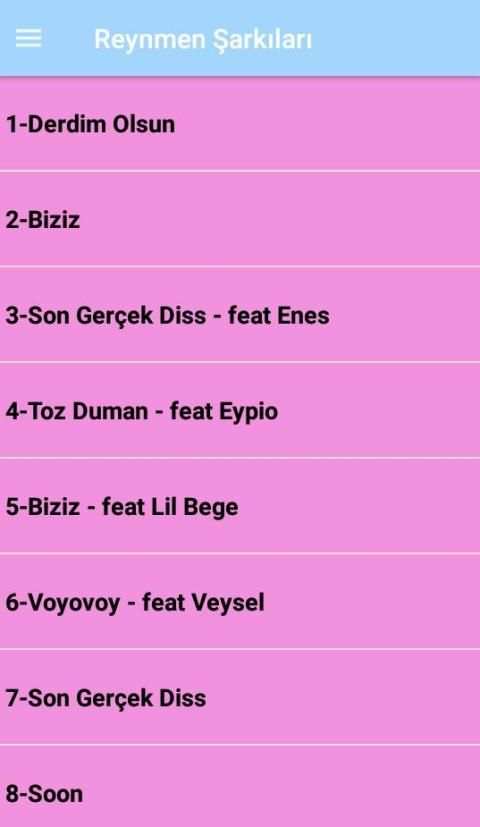 Reynmen Şarkıları (İnternetsiz) screenshot 4