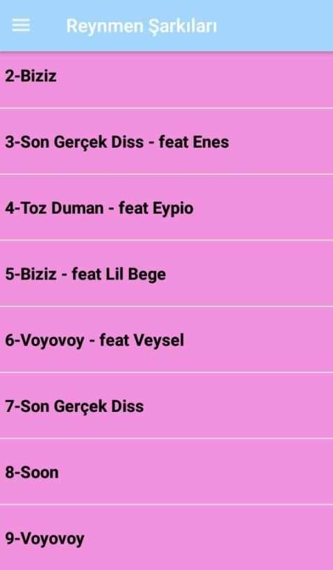 Reynmen Şarkıları (İnternetsiz) screenshot 2