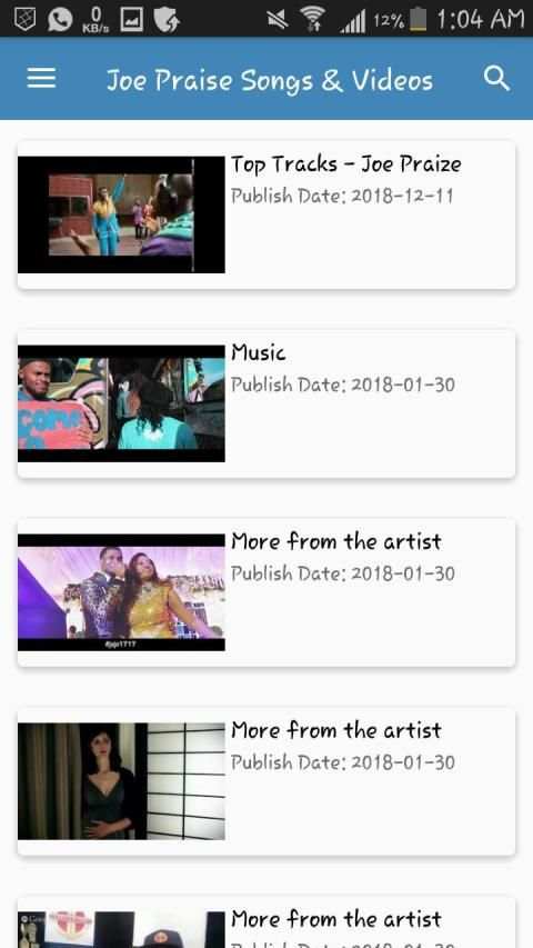 Joe Praize Songs & Videos screenshot 1