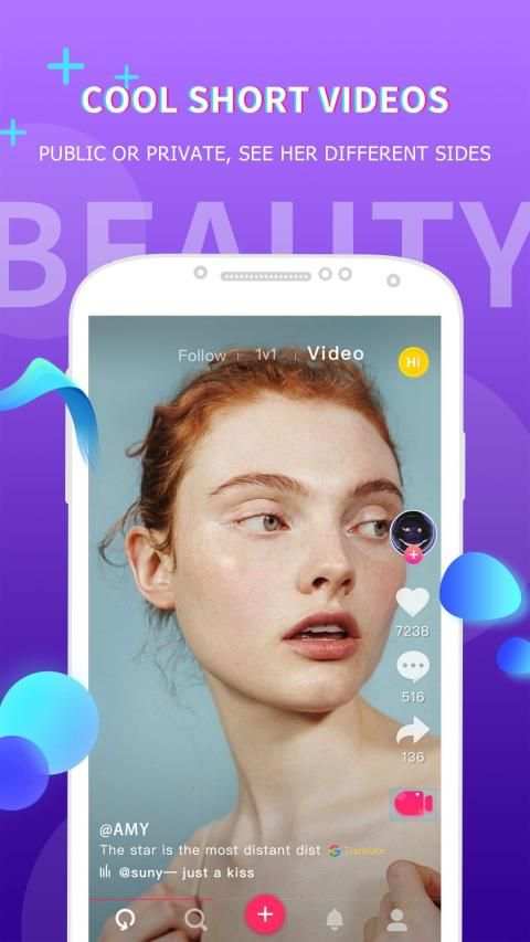 HiFun - match, dating, 1v1 video chat screenshot 1