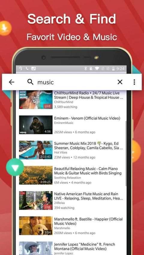 Play Tube & Video Tube & Music Tube Player स्क्रीनशॉट 4