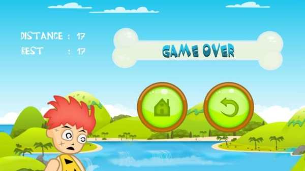 Angry Caveman Run स्क्रीनशॉट 10