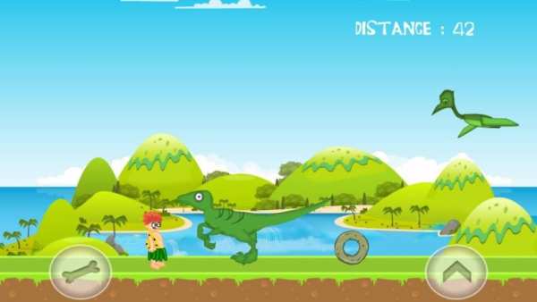 Angry Caveman Run स्क्रीनशॉट 19
