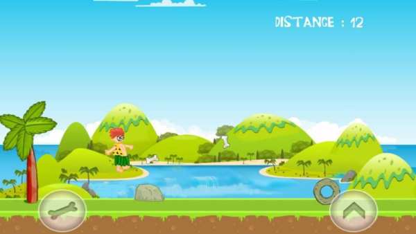 Angry Caveman Run स्क्रीनशॉट 11