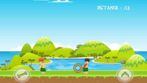 Angry Caveman Run स्क्रीनशॉट 22