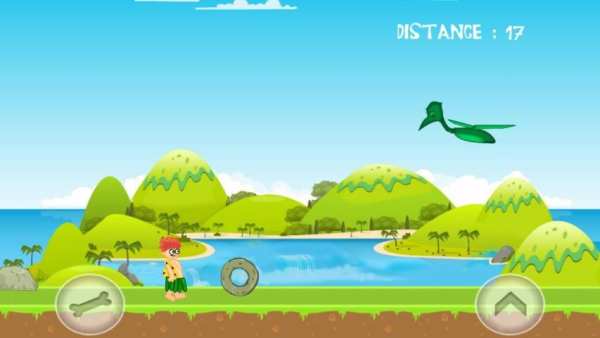 Angry Caveman Run स्क्रीनशॉट 6