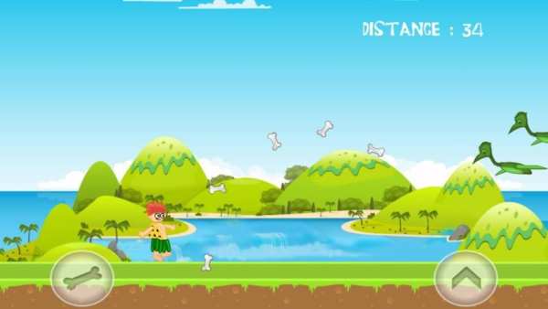 Angry Caveman Run स्क्रीनशॉट 7