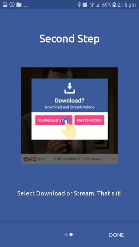 Video Downloader For Facebook screenshot 2