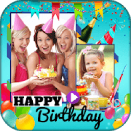 Birthday Video Maker with Music आइकन