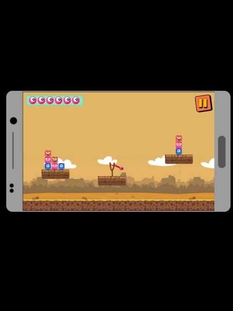 Whack Down - Shoot Angry Ball स्क्रीनशॉट 1