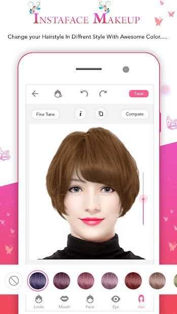 InstaFace Makeup - Beauty Camera Makeup स्क्रीनशॉट 2