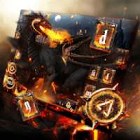 Hell Fire Dragon Age Keyboard Theme