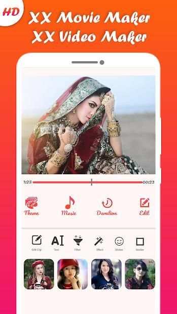 XX Movie Maker - XX Video Maker स्क्रीनशॉट 2