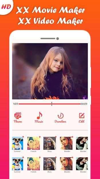XX Movie Maker - XX Video Maker स्क्रीनशॉट 3