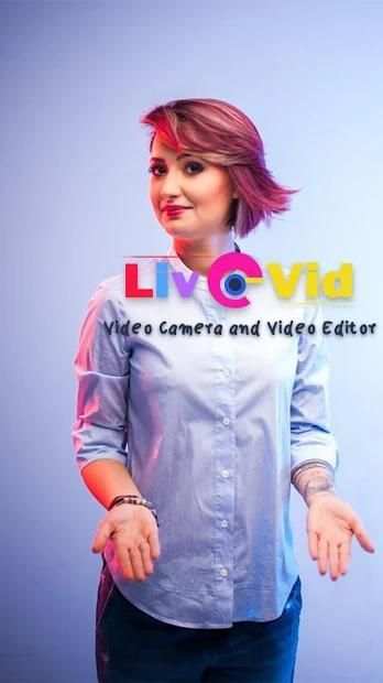 LiveVid - Video Camera and Video Editor स्क्रीनशॉट 1