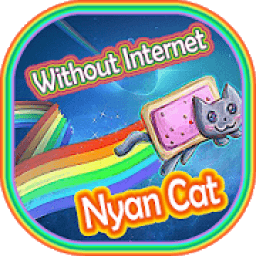 ikon Nyan Cat video without internet